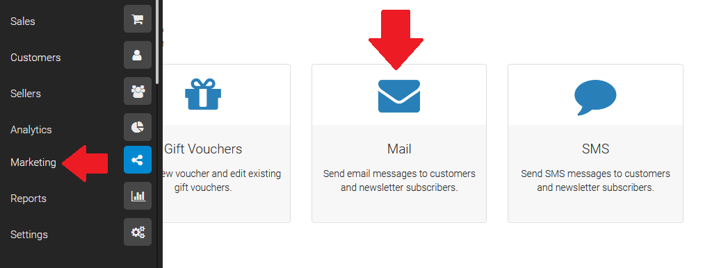 Mail Menu